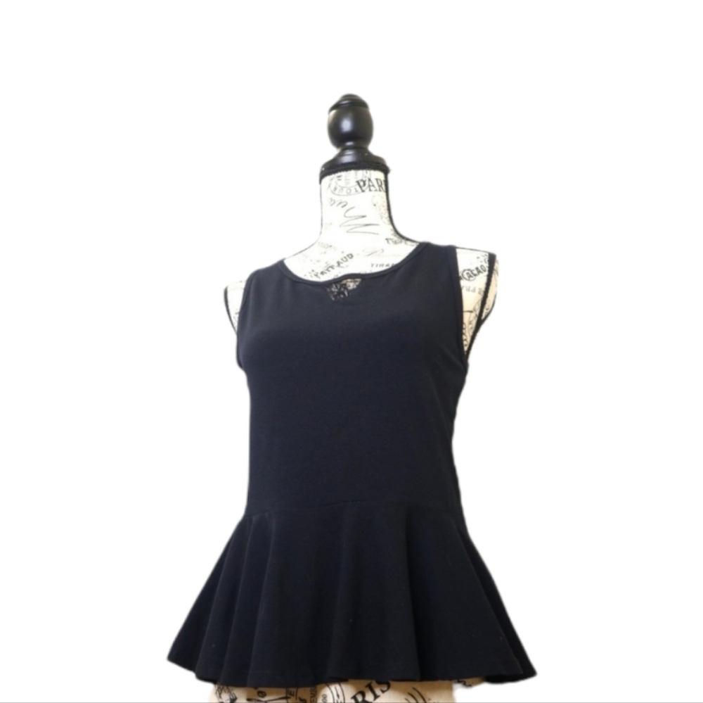 Color Story (NWOT) Black Ruffled Top - Picture 6 of 10